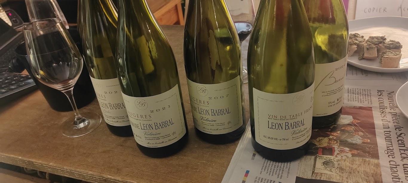 Bouteilles du Domaine Léon Barral, appellation Faugères
