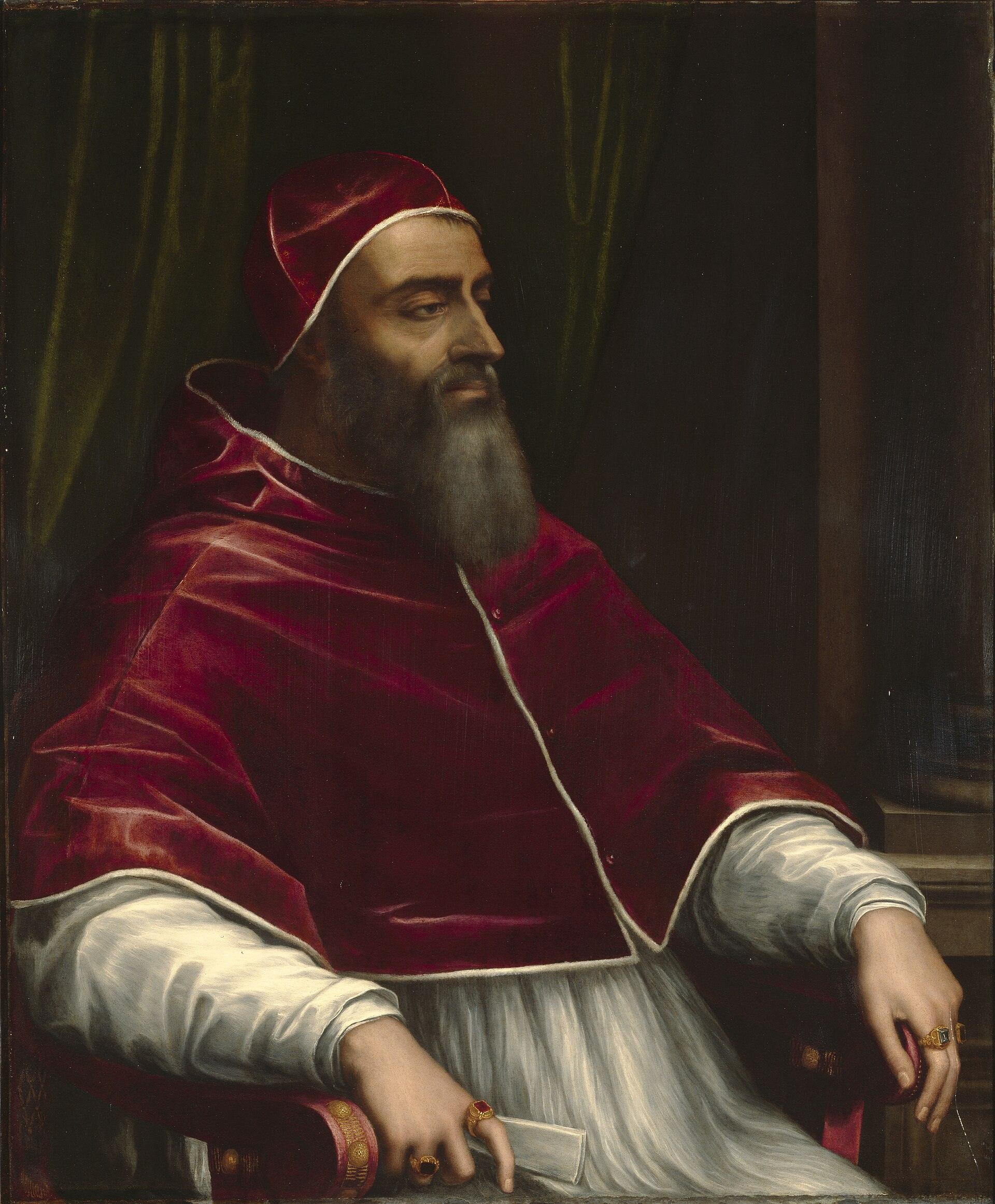 Portrait du pape Clément VII par Sebastiano del Piombo